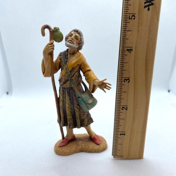 Set of 2 Fontanini from Roman Figurines. The Ox & Caleb Characters - Picture 3 of 7